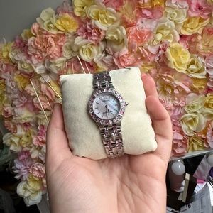 Silver & Pink Armitron Watch